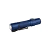 Blaue Taschenlampe mit Clip, weißem LED-Licht, taktische Lampe