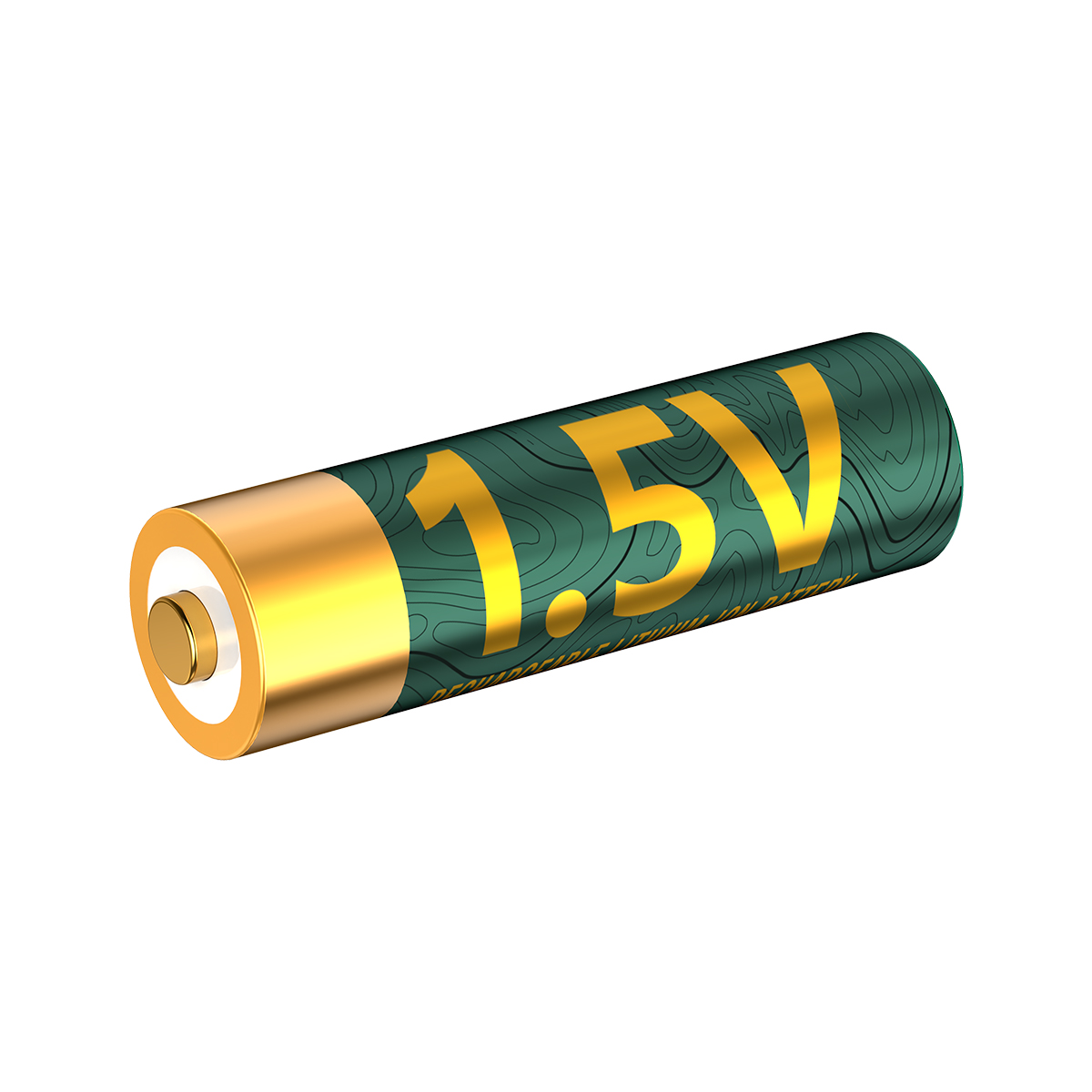 Ecolast 1,5 V AA Aufladbarer Lithium-Ionen-Akku