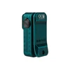 Olight Oclip Pro S in Blaugrün mit Clip-Rückseite und Schalter für EDC-Einsatz im Freien