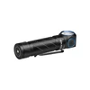 Olight Winkelkopflampe schwarz, blauer Rand, LED, Clip, ideal für Outdoor, Arbeit.