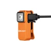 Olight Arkfeld Pro, orange, mit Clip, wird über USB geladen, ideal für den täglichen Gebrauch