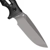 Taktisches Outdoormesser TD-18B mit grauer Klinge und schwarzem Griff auf weißem Hintergrund
