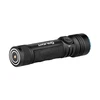 Olight schwarze Seeker 4 Pro Taschenlampe, Seitenansicht mit Texturgriff für taktische und Outdoor-Beleuchtung.