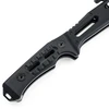 Schwarzer Olight Oclip Pro Clip im Detail mit texturiertem Griff für sichere Befestigung im Outdoor-Einsatz