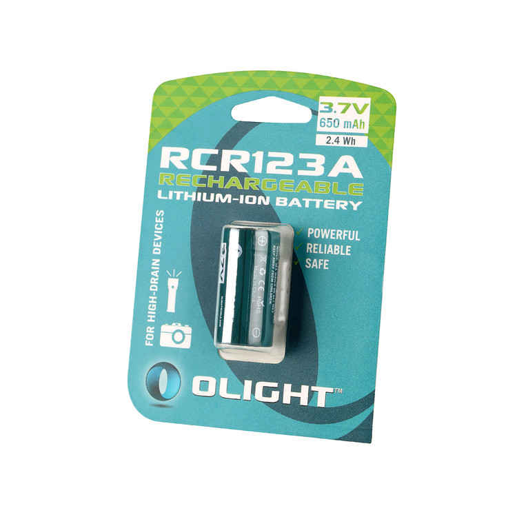 Olight 16340 650 mAh Akku RCR123A - wiederaufladbar