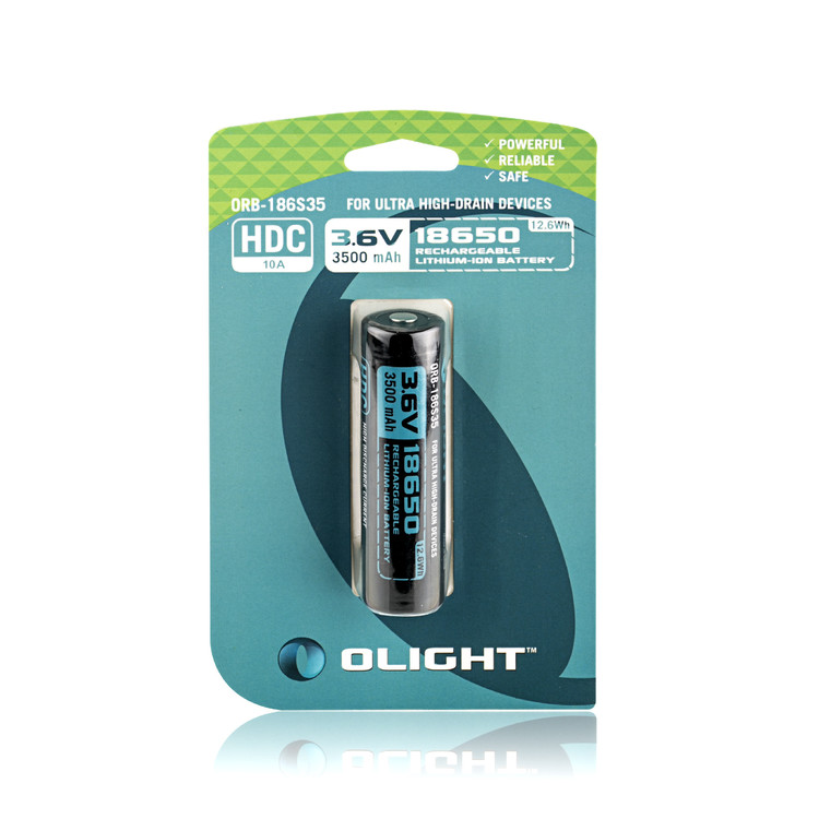 Olight 18650 HDC 3500 mAh Akku für X7/M2R - Blister