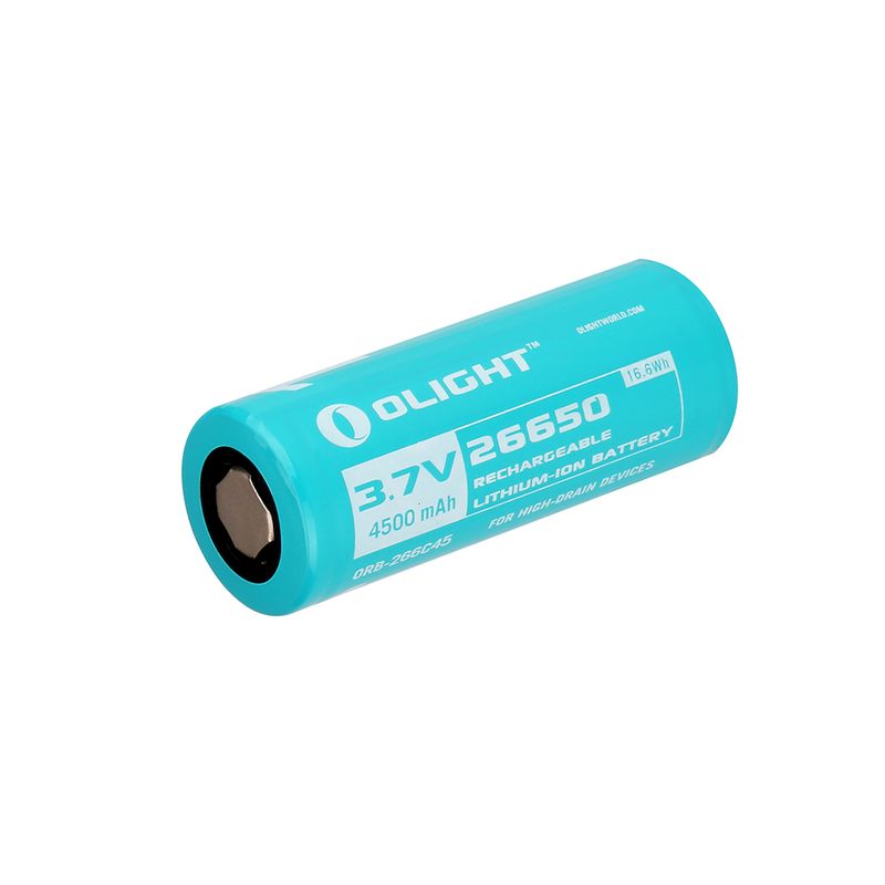 Olight Batterie 26650 wiederaufladbar 4500mAh für R50