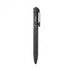 Olight OPen 2 schwarzer Stift mit integrierter LED Taschenlampe und Clip in vertikaler Ansicht für Alltag und Büro