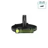 Grüne Olight LED-Stirnlampe mit verstellbarem Kopfband für Outdoor und Sport.