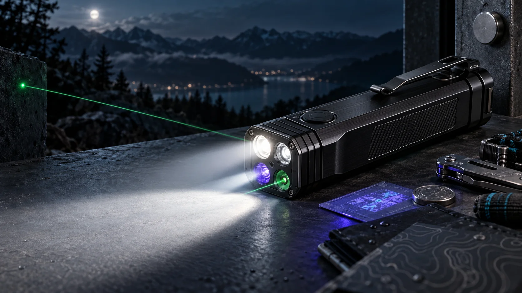 ArkPro Ultra im Test 2026: Die 4-in-1 EDC-Taschenlampe mit Laser, UV- und Rotlicht