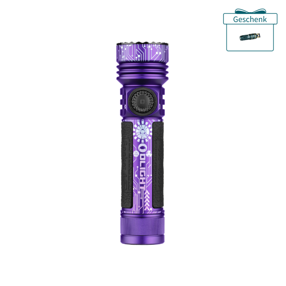 Olight Seeker 4 Pro LED Taschenlampe mit 4600 Lumen und 260 Meter