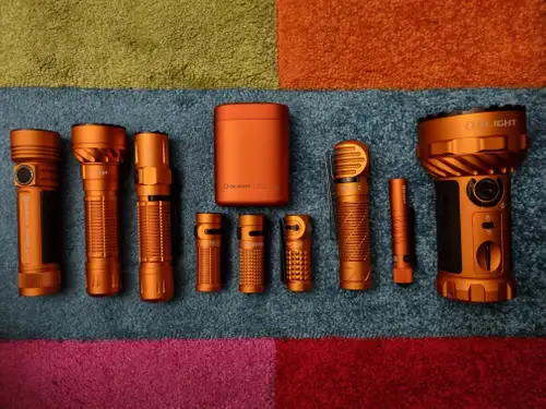 Leidenschaftlicher Olight Nutzer und Orangen Sammler 🍊