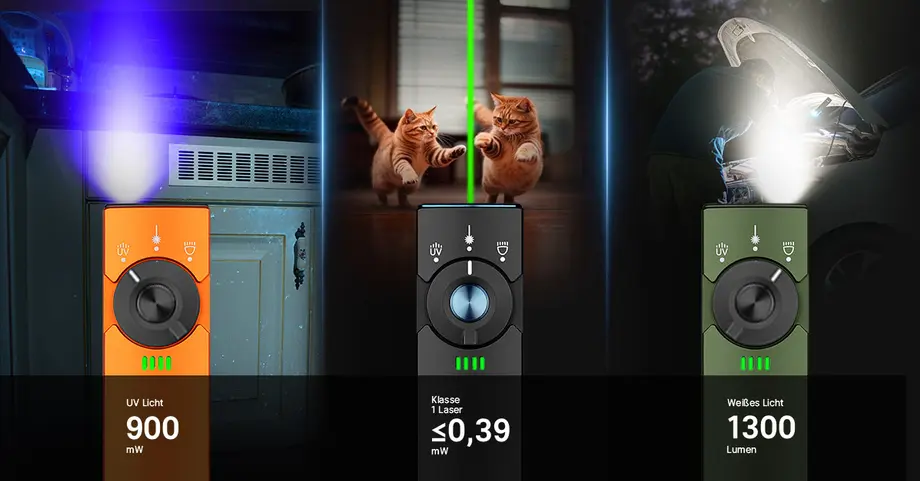 Arkfeld Pro: mit dreifacher Lichtquelle, die Ihre Welt erleuchtet