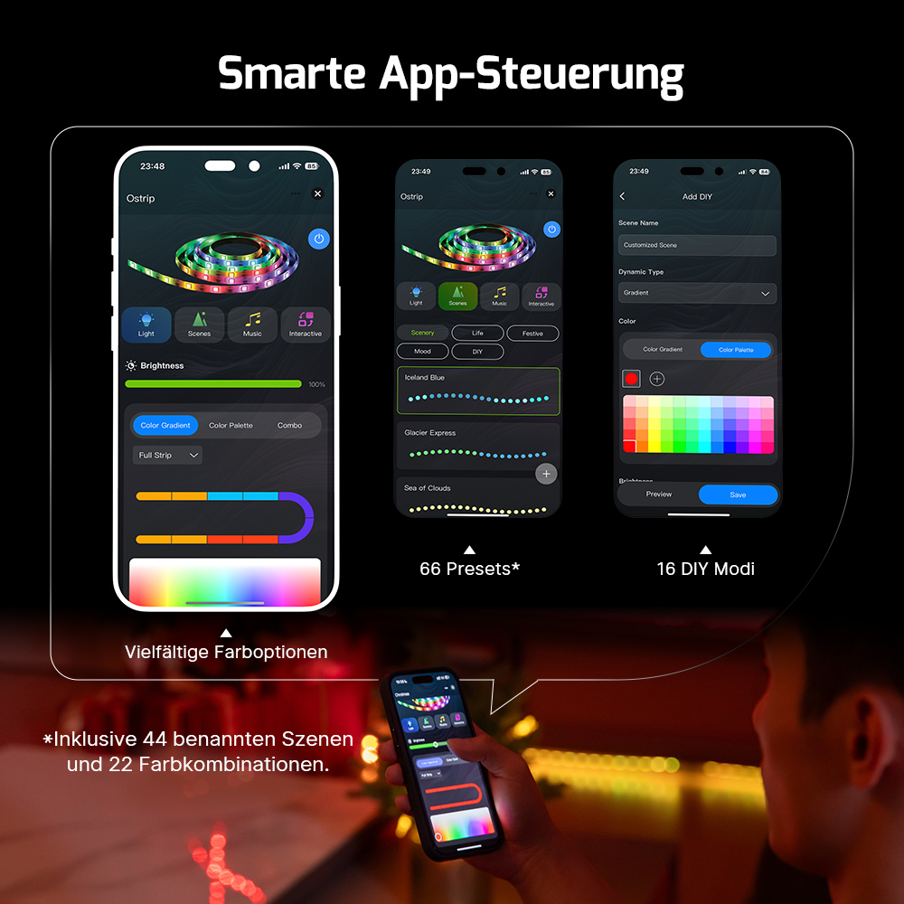 Olight Ostrip 5 Meter LED Streifen mit App-Steuerung