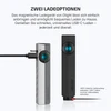 Olight ArkPro EDC Taschenlampe in Silber und Schwarz mit USB-C und magnetischer Ladefunktion für Alltag und Outdoor