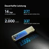Olight ArkPro Ultra Taschenlampe in Olivgrün mit visualisiertem 2000mAh Akku für langlebige Leistung im Alltag