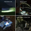 Olight ArkPro EDC Taschenlampe mit fokussiertem Licht, Flutlicht, UV-Licht und grünem Laser im Outdoor-Einsatz