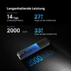 Olight ArkPro Ultra Taschenlampe mit starkem 2000mAh Akku für langanhaltende Leistung und bis zu 14 Tage Laufzeit