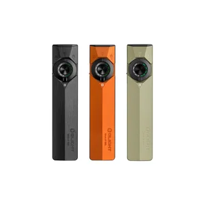 Olight ArkPro EDC Taschenlampen in Schwarz Orange und Olivgrün mit UV-Licht und Laser für Alltag und Outdoor-Einsatz