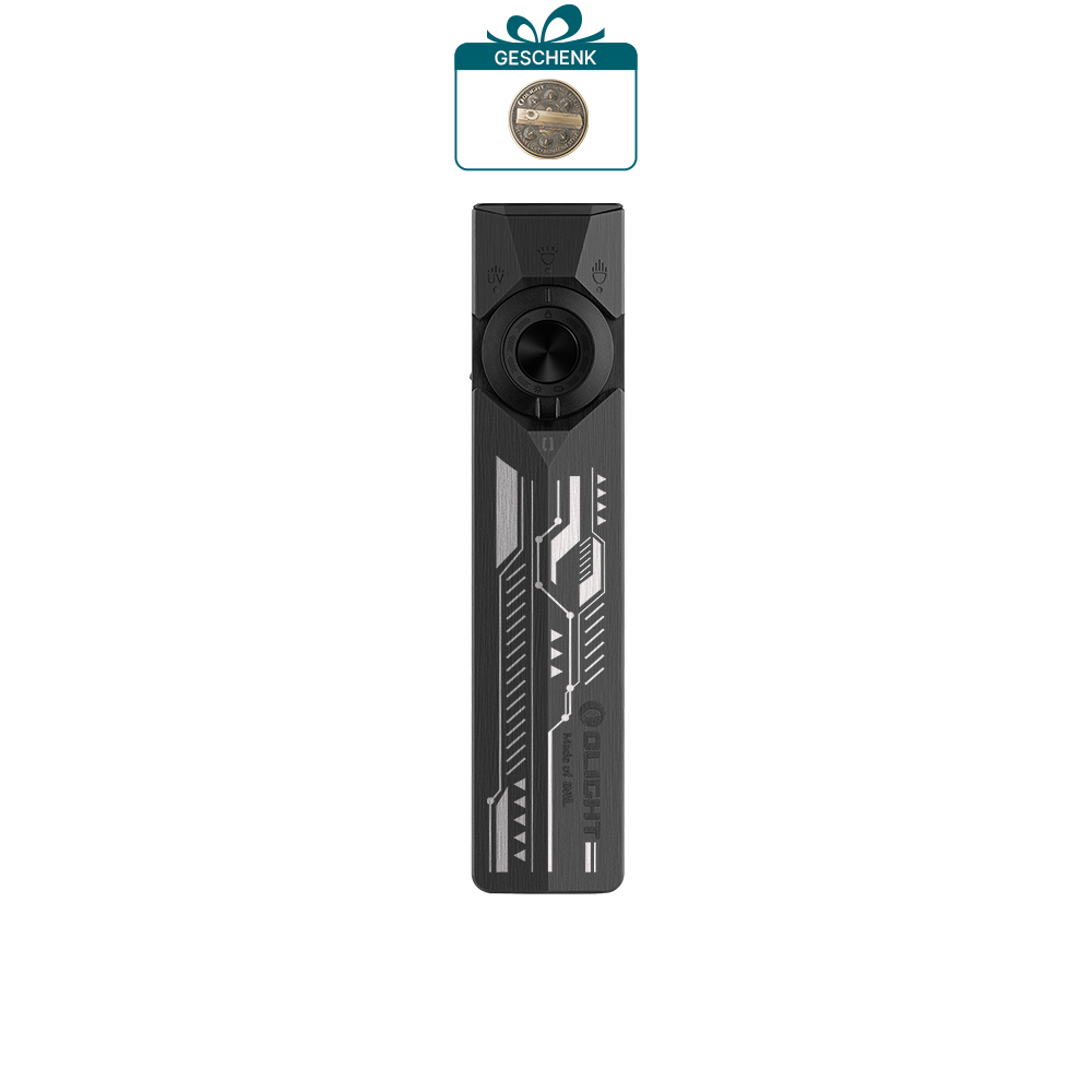 Olight ArkPro Serie EDC Taschenlampe mit UV Licht Laser und Weißlicht
