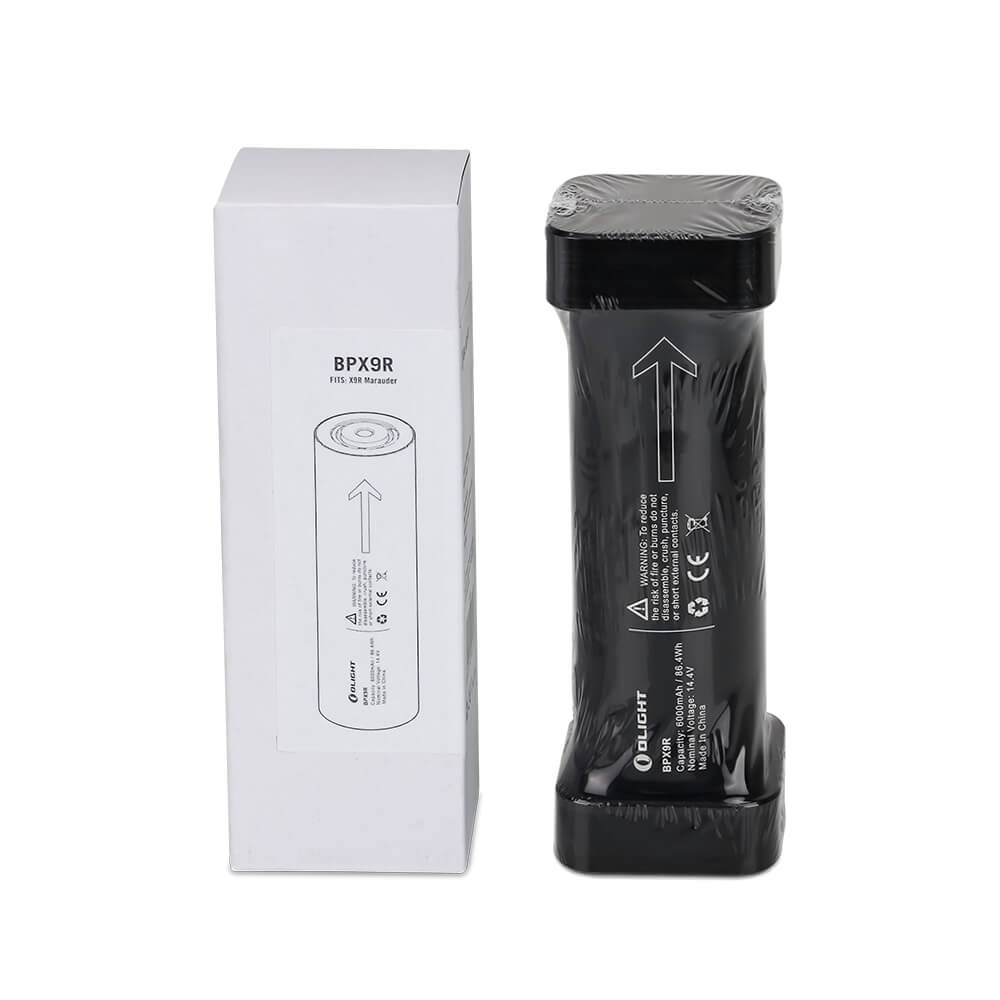 Olight 14.4V/ 6000mAH  X9R Akku mit Schutzhülle
