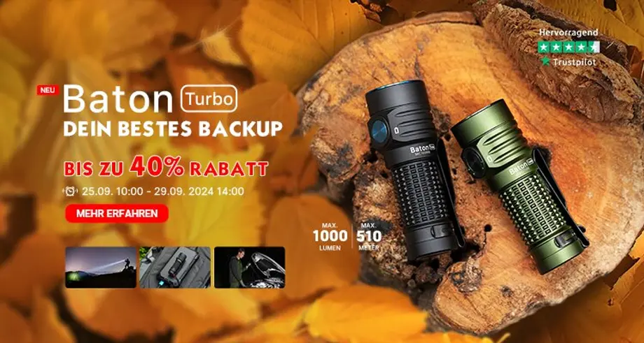 Die beste Zeit um deine EDC Taschenlampe zu upgraden