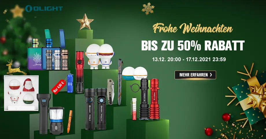 Weihnachts-Sale ist im Gange!
