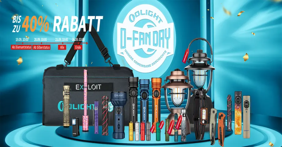 O-Fan Day 2023 neue Produkteinführung, Max. 40% Rabatt!