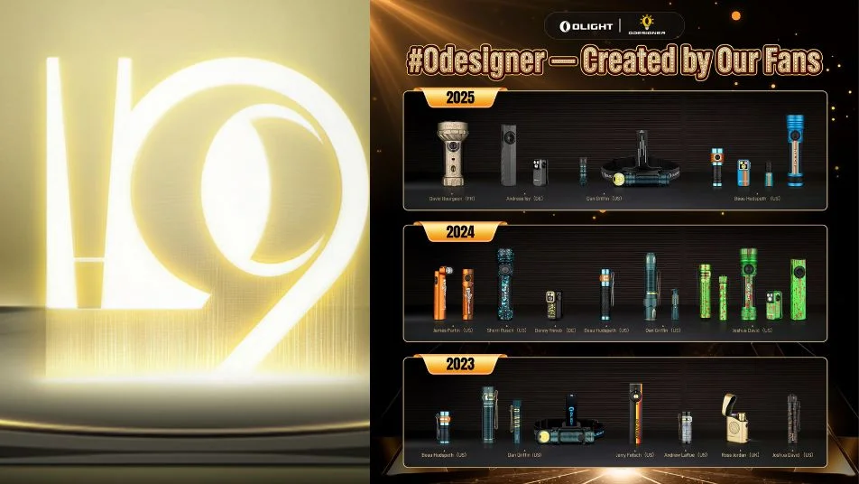 Olight #Odesigner: 19 Jahre Fan-Design & über 120.000 € Community-Prämien