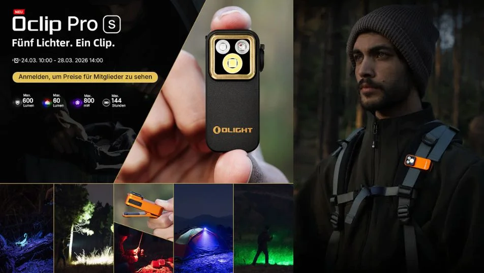 Mehr als nur eine Taschenlampe: 3 Alltagsszenarien, in denen die Oclip Clip-Lampe glänzt