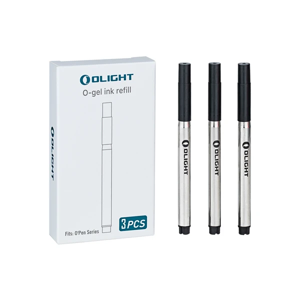 Olight O-Gel-Tintenminen, 3er-Pack, für O'Pen-Serie, Nachfüllpackungen