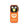 Olight Oclip Pro S orange mit Clip, zwei COB-Lichtquellen und Dimmfunktion für vielfältige Anwendungen.