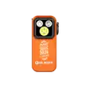 Olight Orange Oclip Pro S Clip-Lampe in der Vorderansicht mit 9. Jubiläum Gravur für EDC und Outdoor-Einsatz