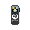 Olight Oclip Pro, ein vielseitiges, schwarzes EDC-Licht mit drei LEDs und Brezel-Logo, perfekt für den täglichen Gebrauch.