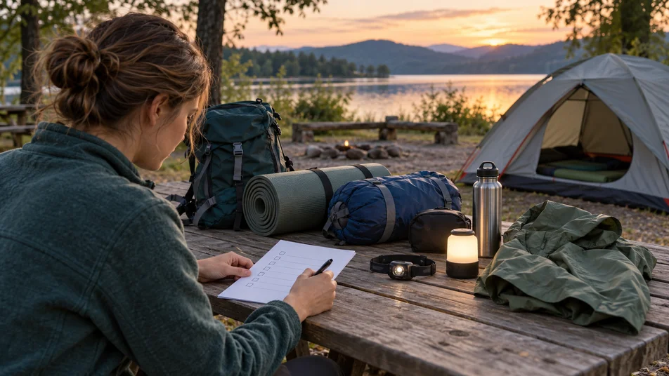 Packliste für das erste Camping wochenende