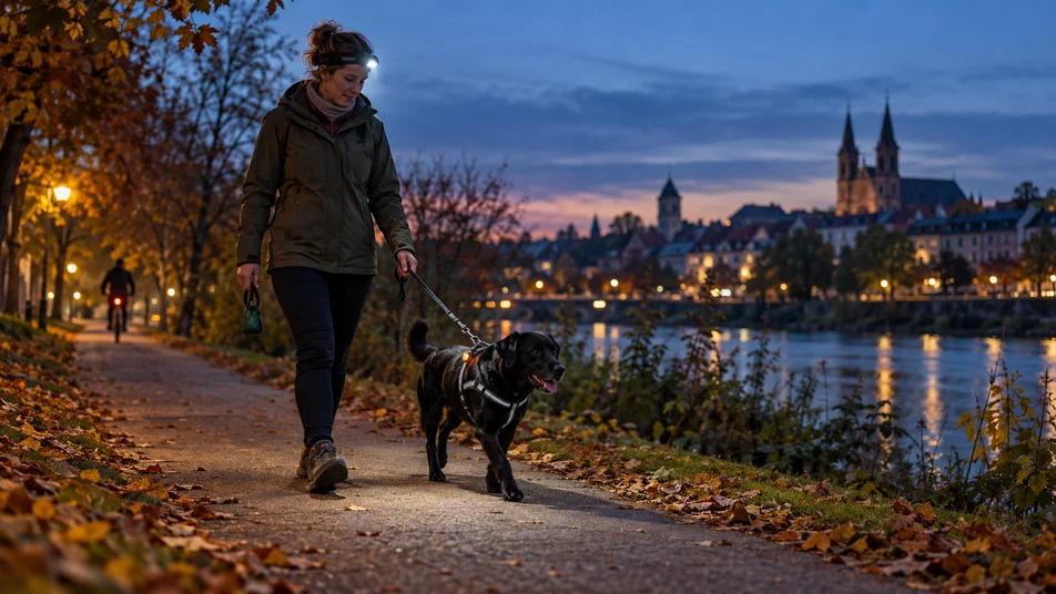 Welche Stirnlampe zum Gassi gehen? Leuchthalsband und Rotlicht