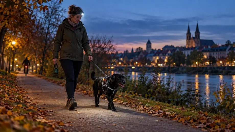 Welche Stirnlampe zum Gassi gehen? Leuchthalsband und Rotlicht