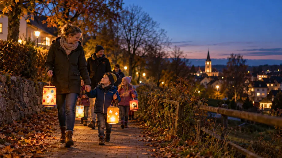Laternelaufen wie lange? Strecke, Uhrzeit und Licht für den Heimweg
