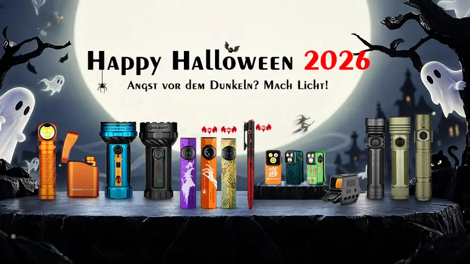 Olight Halloween Sale 2026: Neuheiten, Geschenke und Angebote