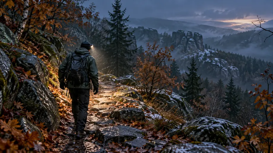 Outdoor-Stirnlampen im Test: Regen, Kälte und Sturz geprüft