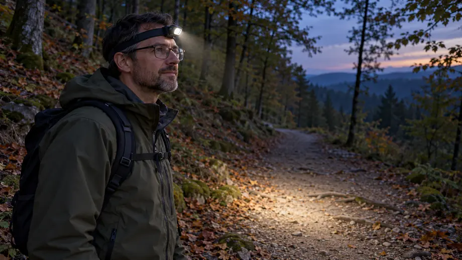 Beste Kopflampe beim Wandern mit Brille: Reflexe und Blendung