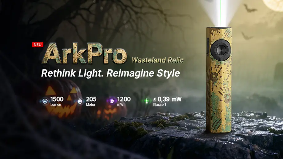 ArkPro Wasteland Relic (Class 1): Halloween-Edition mit vier Lichtquellen