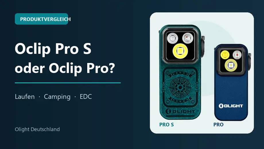 Oclip Pro S Test: RGB- und UV-Cliplicht für Laufen, Camping & EDC