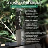 Outdoor-Überlebensmesser mit DC53-Stahlklinge und technischen Merkmalen für Survival und Camping im Wald