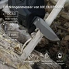 Festklingenmesser von HX OUTDOORS aus DC53-Stahl schnitzt Holz im Outdoor-Einsatz