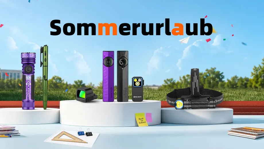 Bereit fürs Sommerabenteuer: Olight DEs 100-Stunden-Sommerurlaub-Flash-Sale & exklusiver Gratis-Geschenk-Guide!