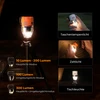 Olight Oranger MAX PUMP 3 auf Stativ mit 3 Beleuchtungsmodi für Camping, Zelt und Tischleuchte.