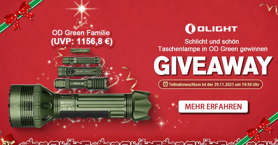 Willst du eine X9R in OD Green gewinnen?