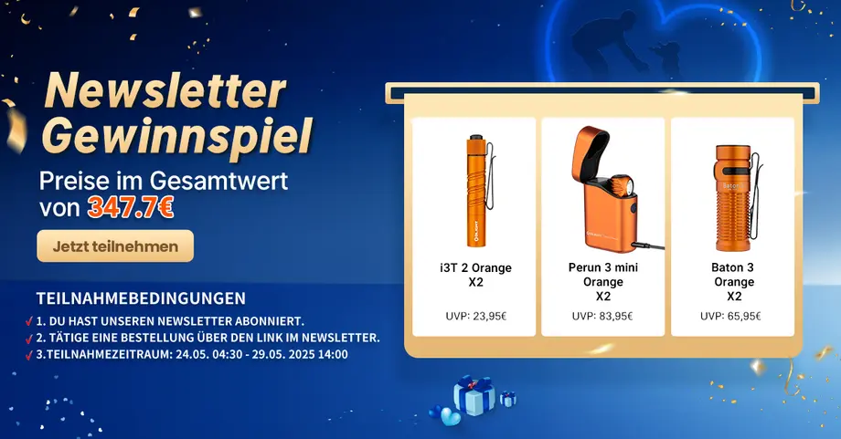 Newsletter Gewinnspiel im Mai mit geheimnisvolle neue Produkte (nur für Abonnenten)