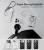 Aulumu MagSafe Zubehör wie Handyhalterung, Powerbank und Wallet für iPhones in Weiß und Schwarz.